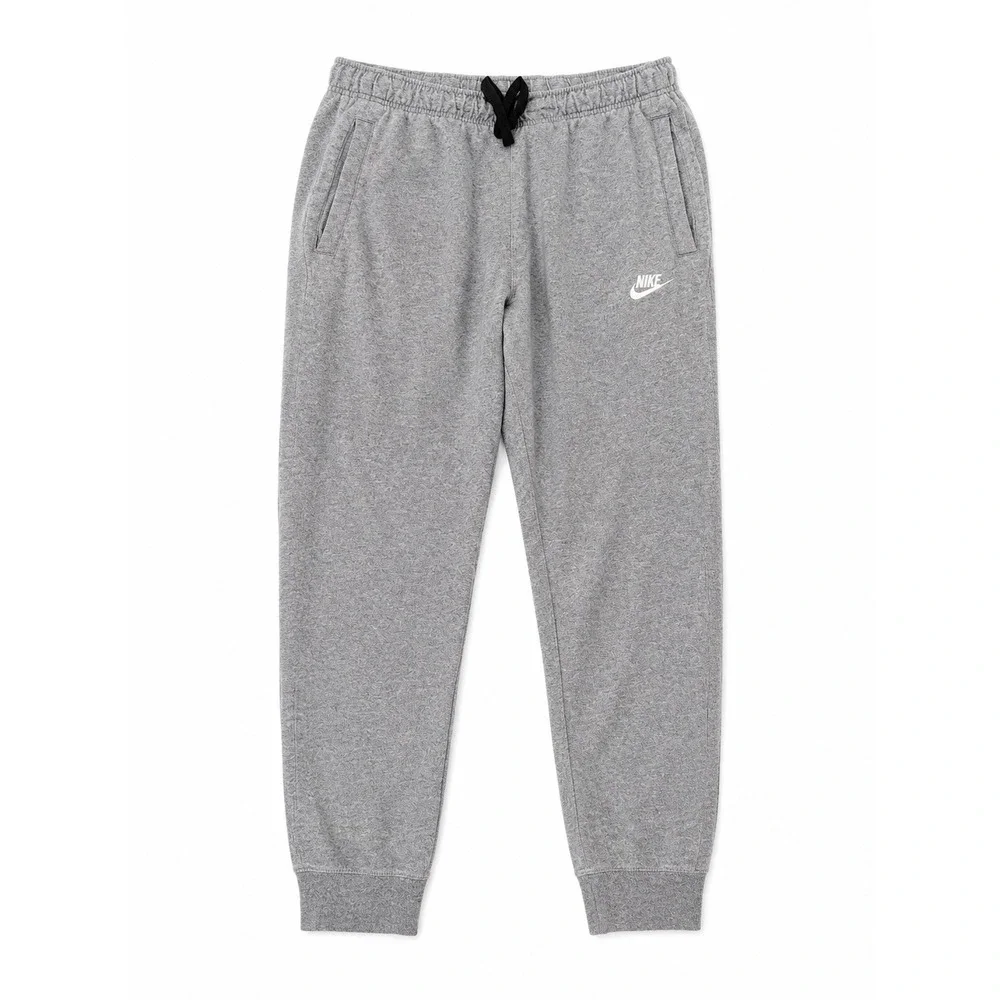 Nike Men's Sportswear Club Fleece Jogger Sweatpants Cuffed Gray Size Large
